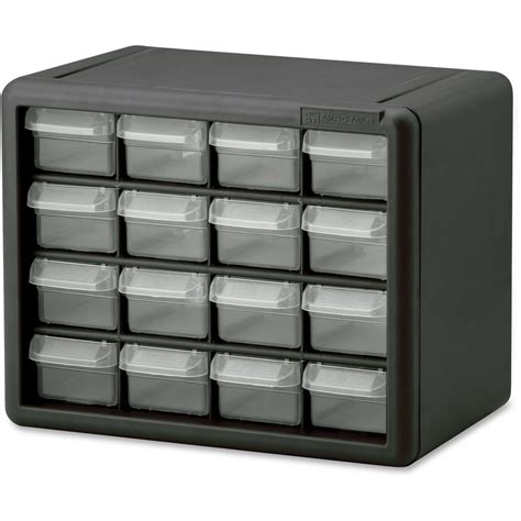 Akro-Mils stackable plastic cabinet